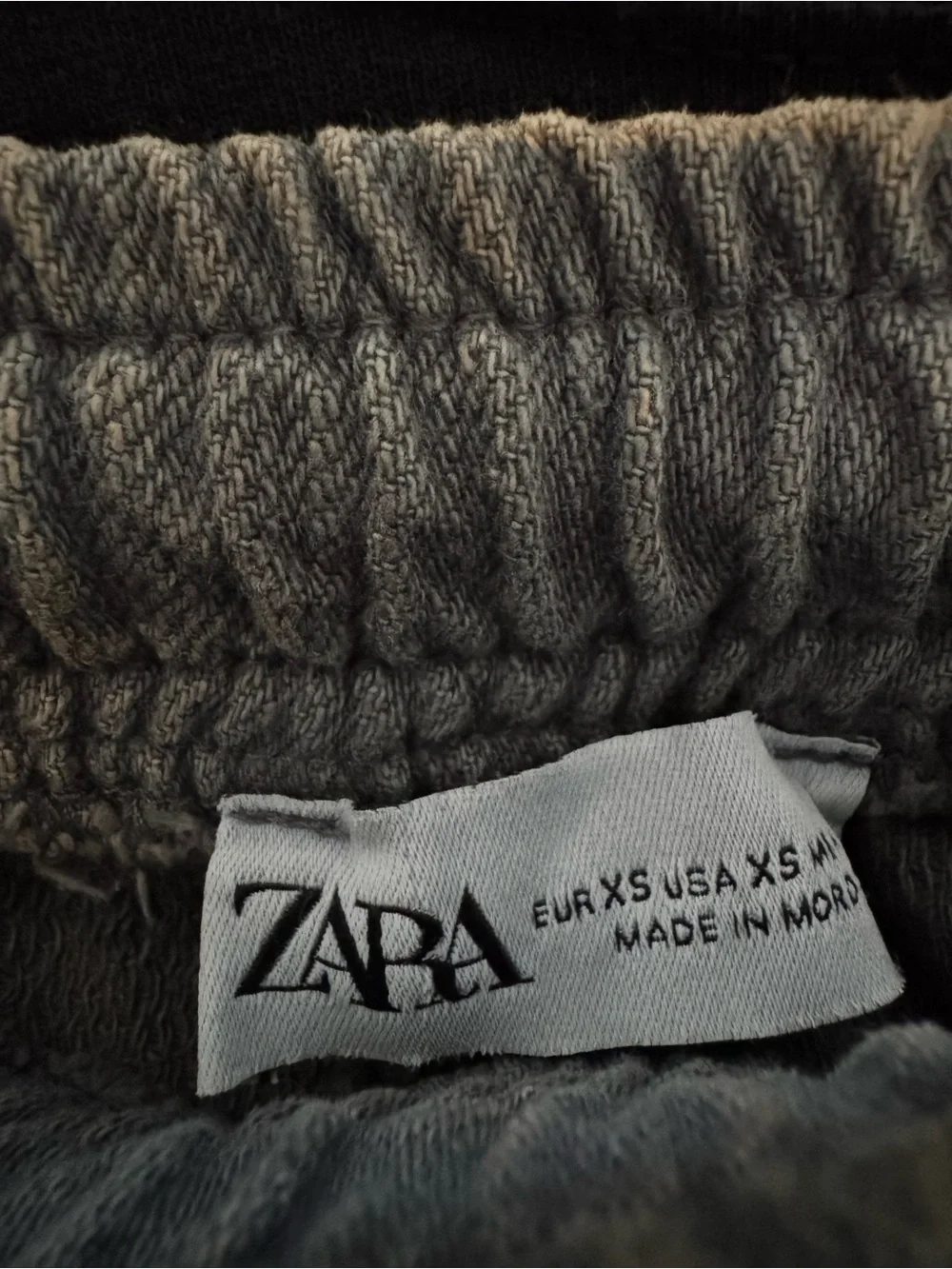 Zara Faded Washed Wide Leg Baggy Pants- XS - Picture 4 of 5